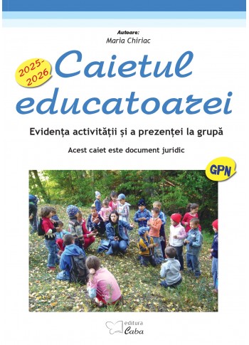 Caietul educatoarei pentru gradinite cu program normal 2025-2026 (A4 cu spira plastic) Caietul educatoarei pentru gradinite cu program normal 2025-2026 (A4 cu spira plastic)