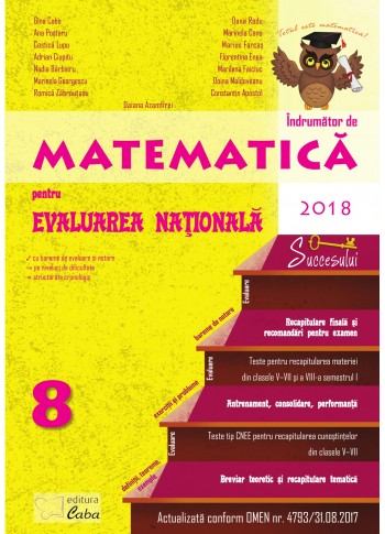 Evaluare nationala Matematica - breviar teoretic si teste din materia claselor V-VIII