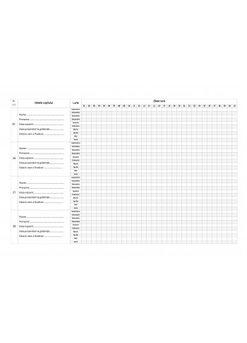 Catalogul grupei 2026-2027 (A4, coperta plastifiata, spira metalica)