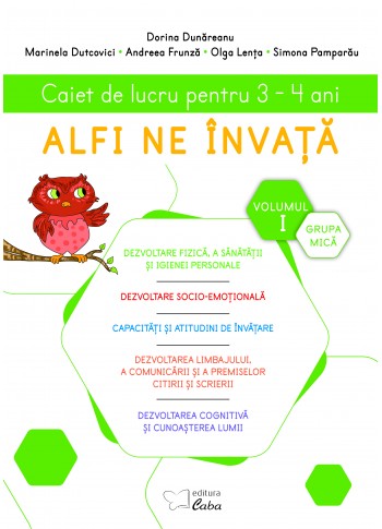 Alfi ne invata - Caiet de lucru pentru 3-4 ani, volumul I (saptamanile 1 - 17) Alfi ne invata - Caiet de lucru pentru 3-4 ani, volumul I (saptamanile 1 - 17)