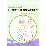 Arlechino ne invata elemente de limbaj scris - caiet de lucru pentru 3-4 ani