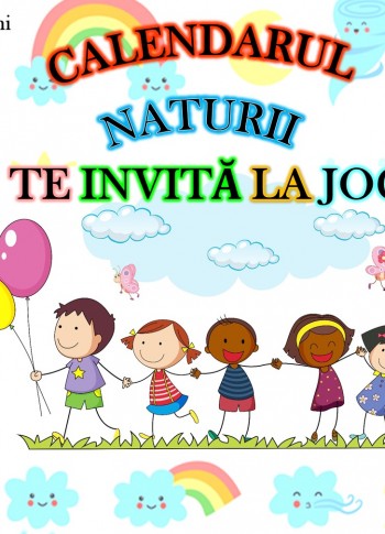 Calendarul naturii te invita la joc ( A3 cu spira metalica)