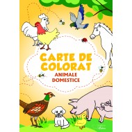 Carte de colorat: Animale domestice  