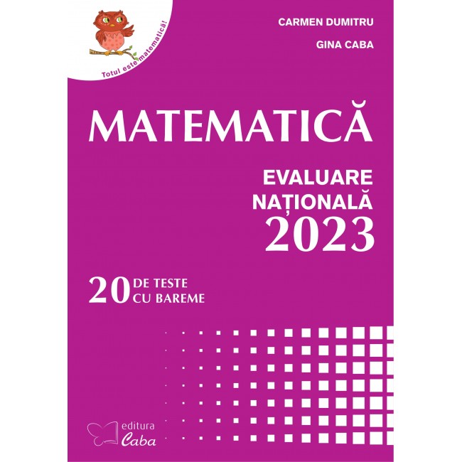 Matematica - Evaluare Nationala 2023 (mapa cu 20 teste si bareme)