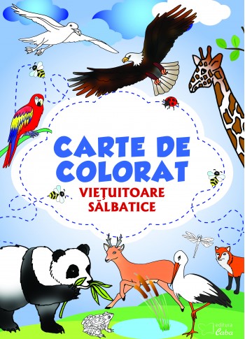 Carte de colorat:  Vietuitoare salbatice