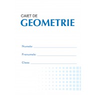 Caiet de geometrie A4, 48 pagini (patratele de 1 cm)