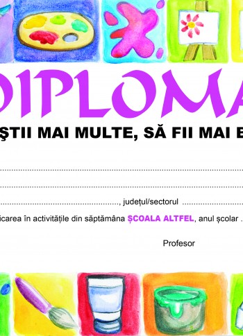 Diploma Saptamana Altfel (Sa stii mai multe, sa fii mai bun)