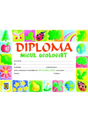 Diploma Saptamana Verde (Micul Ecologist)