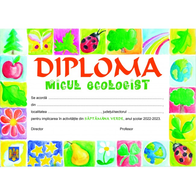 Diploma Saptamana Verde (Micul Ecologist)
