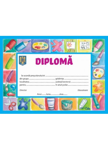 Diploma - Micul pictor