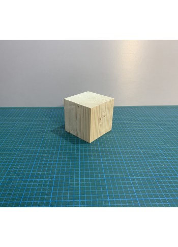 Decimetrul cub - set educativ cu 141 de piese din lemn natur (8 ani +)