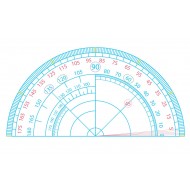 Raportor - plastifiat, transparent (format A3)