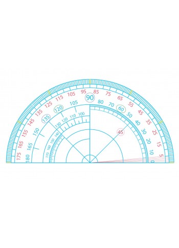 Raportor - plastifiat, transparent (format A3)