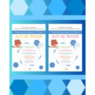 Set de auxiliare pentru grupa mijlocie (4-5 ani) - „Alfi ne învață” (volumele I+II)