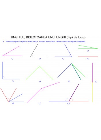 Drepte, semidrepte si segmente - fise de lucru Drepte, semidrepte si segmente - fise de lucru