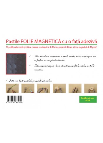 Pastile magnetice rotunde (diametru 4 cm)