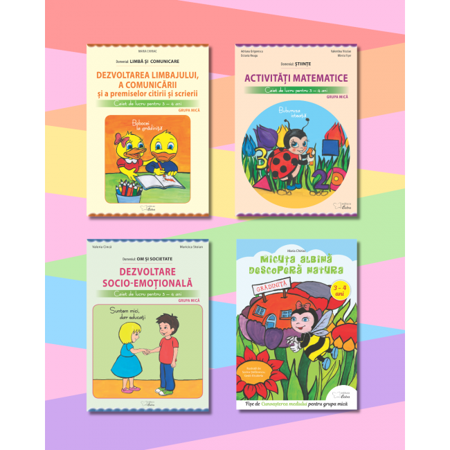 Set de auxiliare pentru grupa mica (3-4 ani) - varianta 1