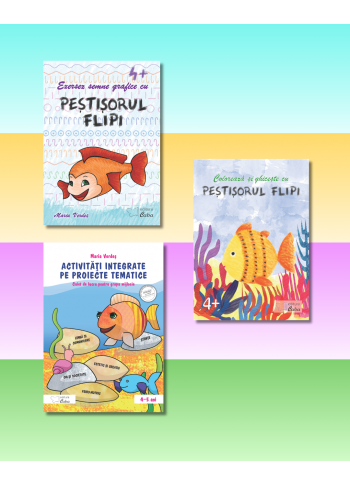 Set de auxiliare pentru grupa mijlocie (4-5 ani) - Peștișorul-Flipi