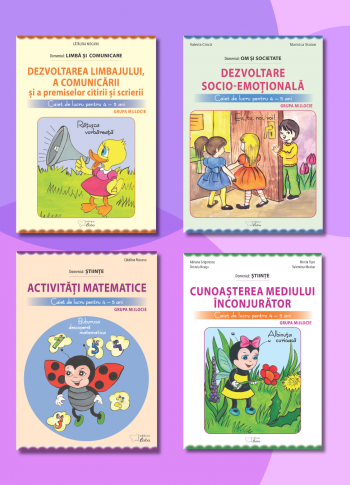 Set de auxiliare pentru grupa mijlocie (4-5 ani) - varianta 1