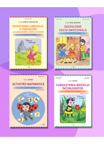 Set de auxiliare pentru grupa mijlocie (4-5 ani) - varianta 1