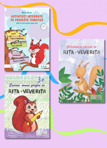 Set de auxiliare pentru grupa mica (3-4 ani) - Rita-Veverita