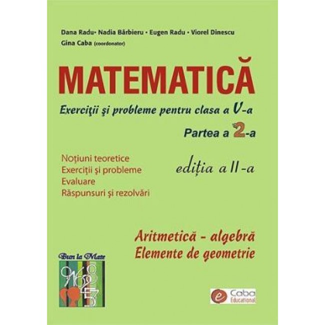 Matematica - exercitii si probleme pentru clasa a V-a, partea II, ed. a II-a