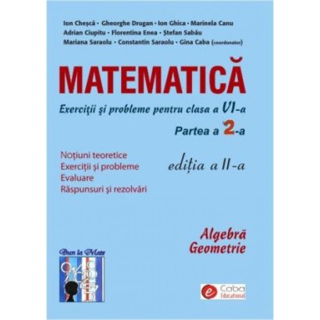Matematica - exercitii si probleme pentru clasa a VI-a, partea II, ed. a II-a