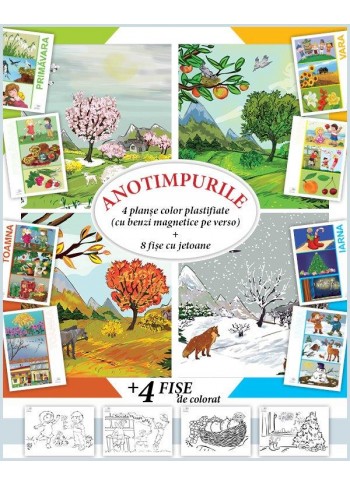 Set planse - ANOTIMPURILE, format A3