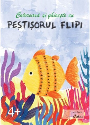 Colorează și ghicește cu Pestisorul Flipi 4 ani +