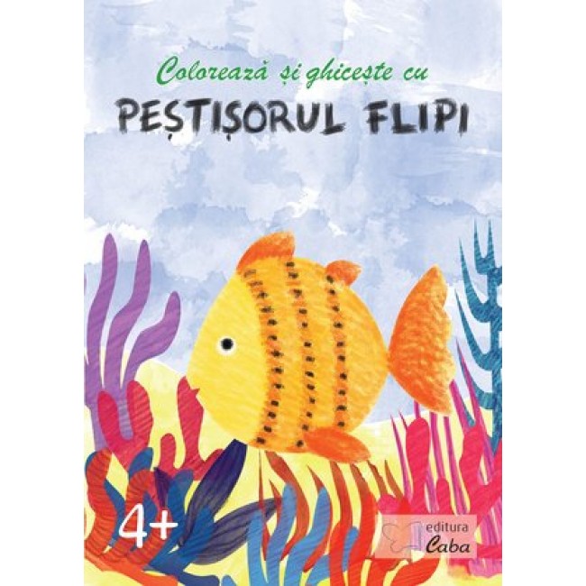 Carte de colorat: Pestisorul Flipi  pentru 4 ani +